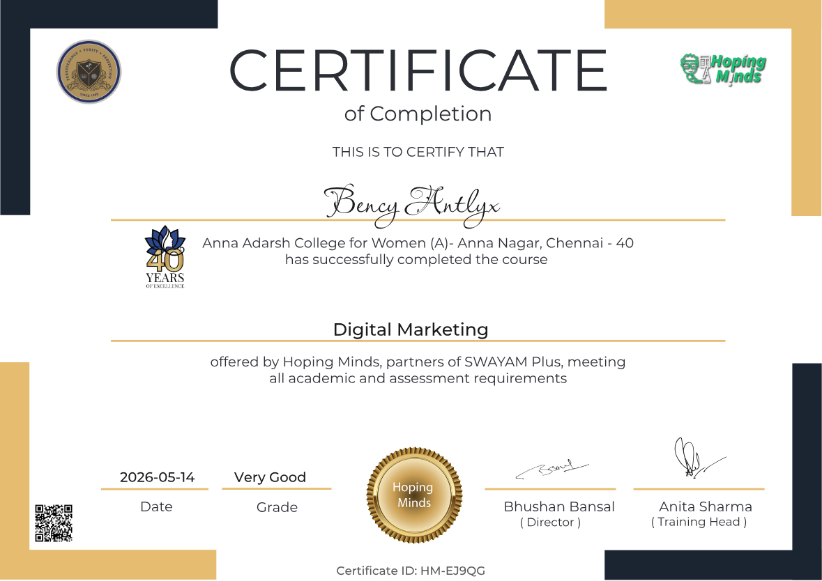 Certificate preview